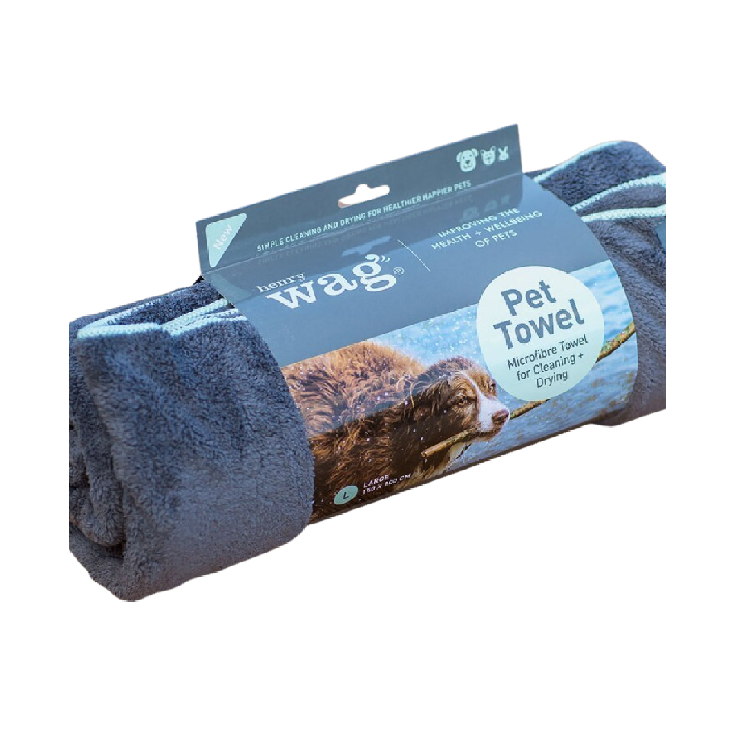 Henry wag best sale microfibre towel