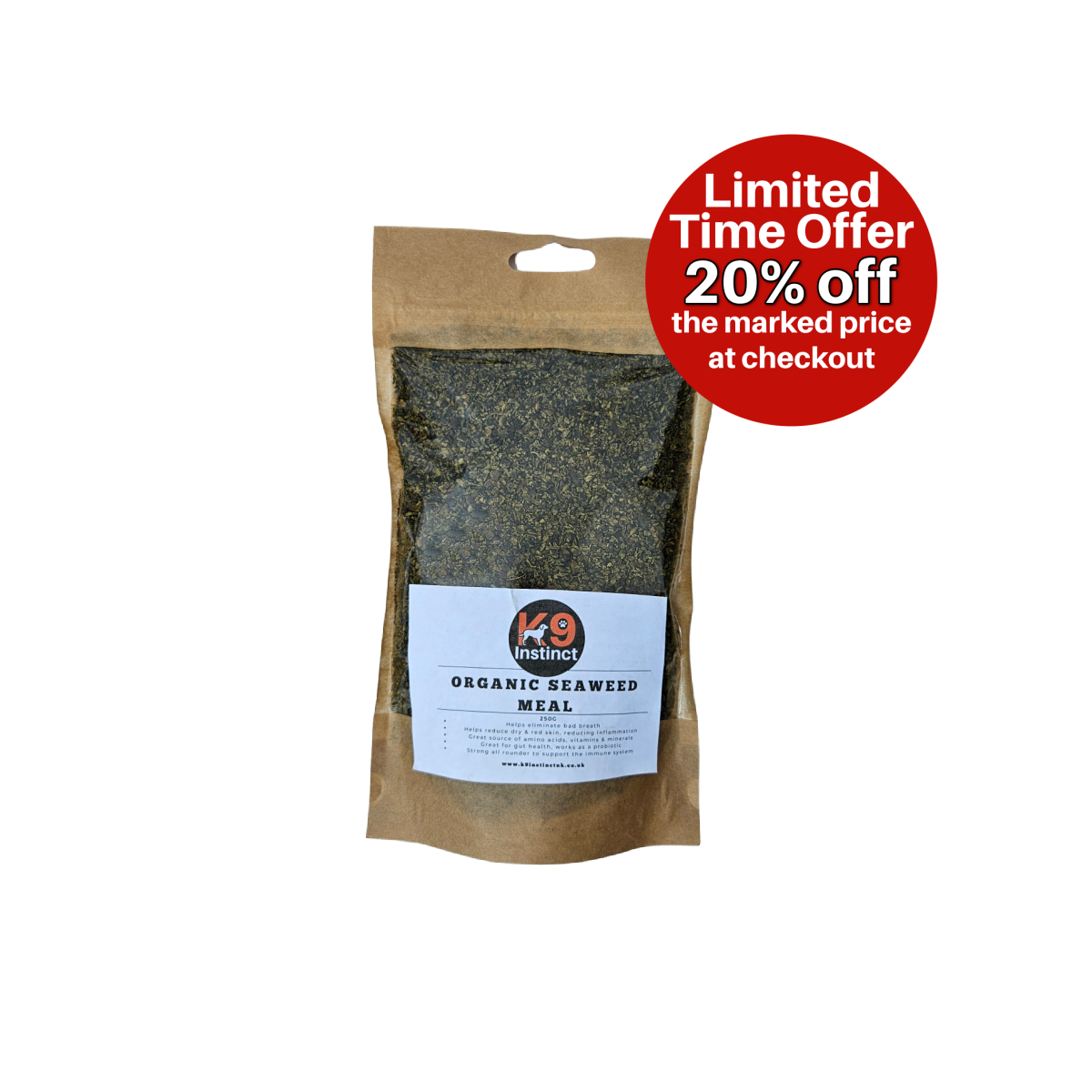 Seaweed Meal 100g (Kelp) 100% Irish