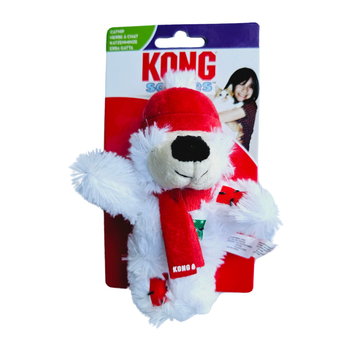 KONG Holiday Softies Bear Assorted