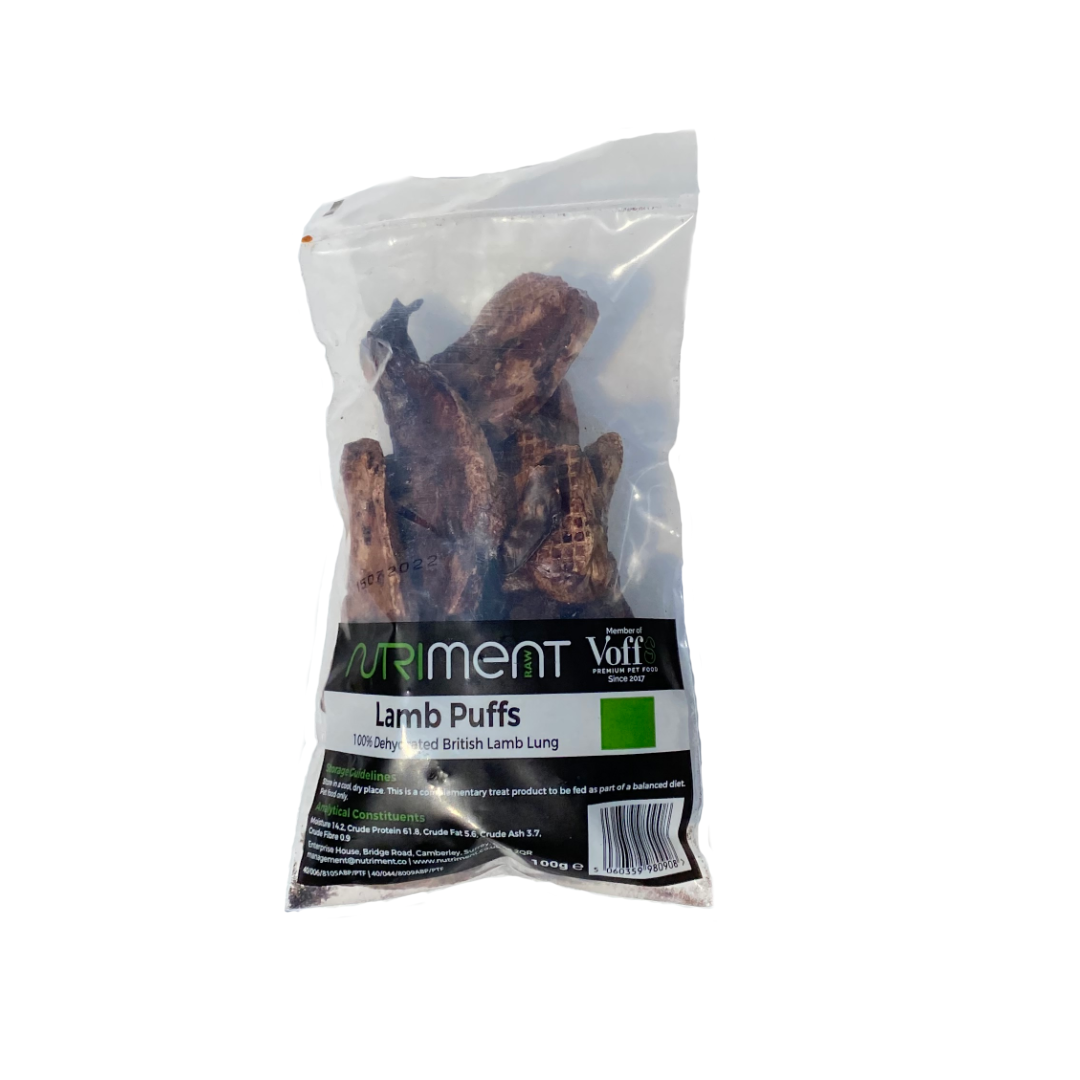 Lamb Puffs 100g – Natural Treats Bristol